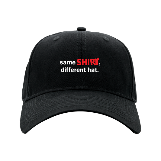 SHTF Same SHIRT Different Hat Velcro Hat