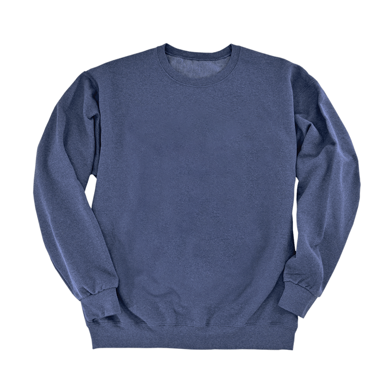 Polycotton Blend Crewneck Sweatshirt