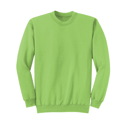 Polycotton Blend Crewneck Sweatshirt