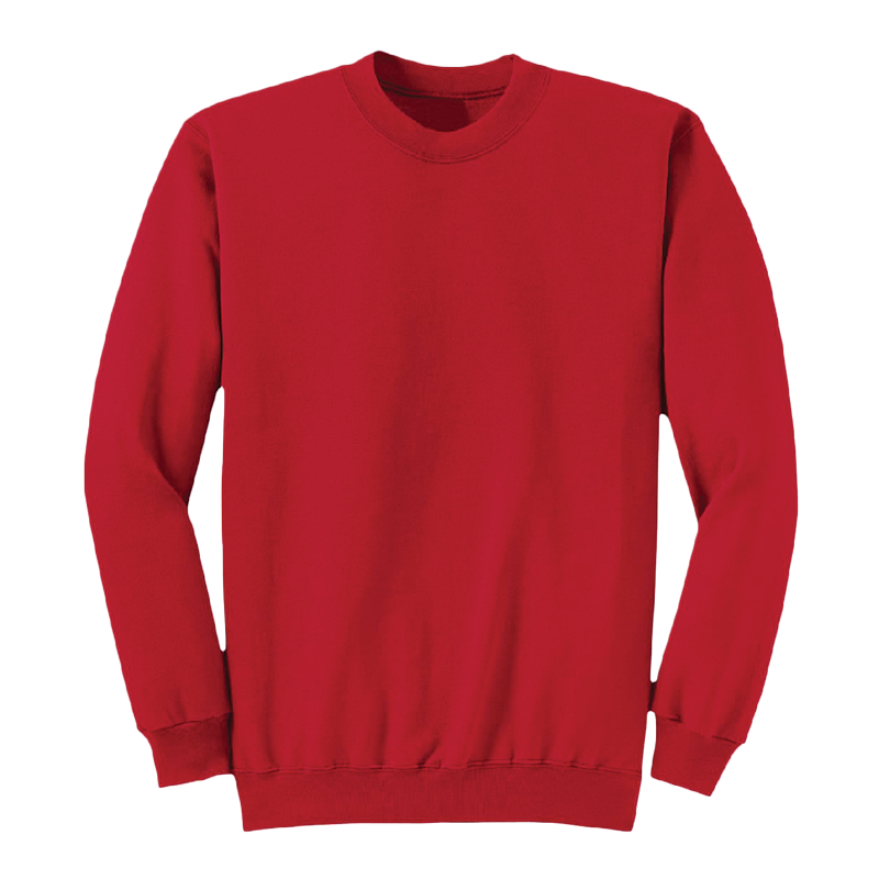 Polycotton Blend Crewneck Sweatshirt