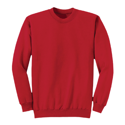 Polycotton Blend Crewneck Sweatshirt