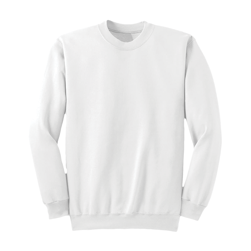 Polycotton Blend Crewneck Sweatshirt