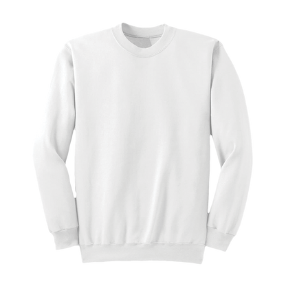 Polycotton Blend Crewneck Sweatshirt