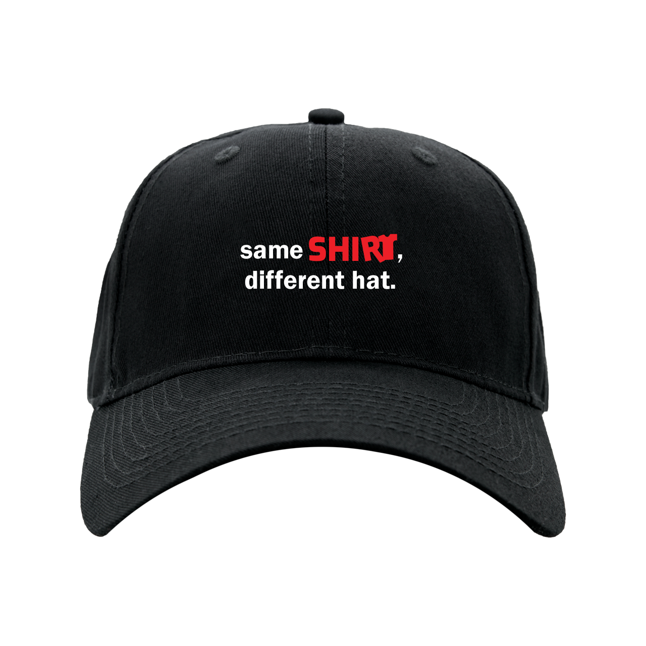 SHTF Same SHIRT Different Hat Velcro Hat