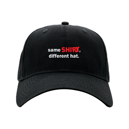 SHTF Same SHIRT Different Hat Velcro Hat